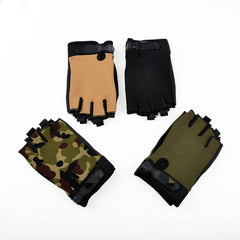 Tactical Half Finger Gloves Army Fan Outdoor