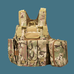 Outdoor camouflage multifunctional tactical vest