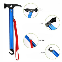 Outdoor Multi-function Tool Camping Tent Nail Hammer