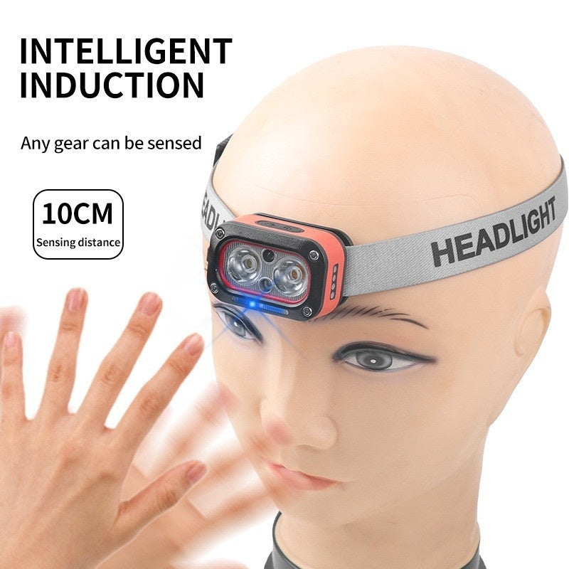 USB Charging Outdoor Night Run LED Lighting Headlamp