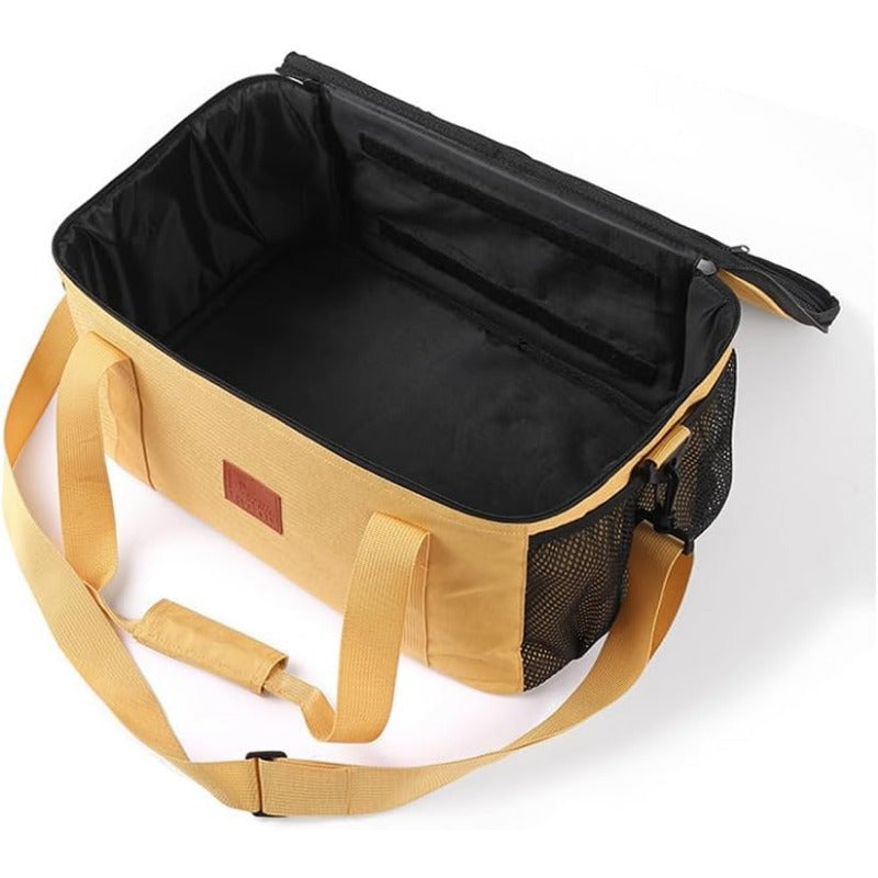 Camping Cookware Storage Bag, Camping Cooking Utensils Organizer, Camping Storage Handbag, Barbecue Tool Storage Bag, Cookware Utensils Kit Travel Hanging Bag Outdoor Equipment Carry Bag