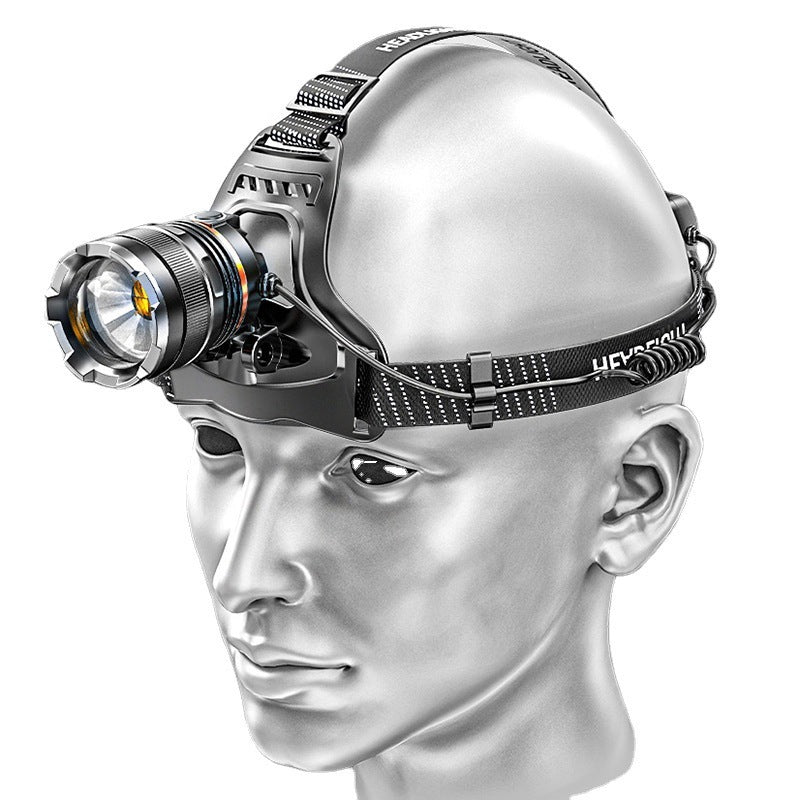 Outdoor Camping Night Fishing Inductive USB Charging Headlamp