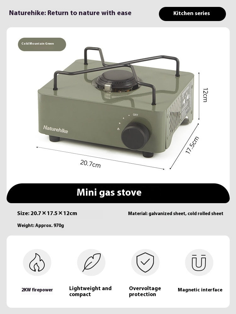 Mini Portable Gas Stove Outdoor Camping Cookware Stove Portable