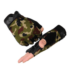 Tactical Half Finger Gloves Army Fan Outdoor