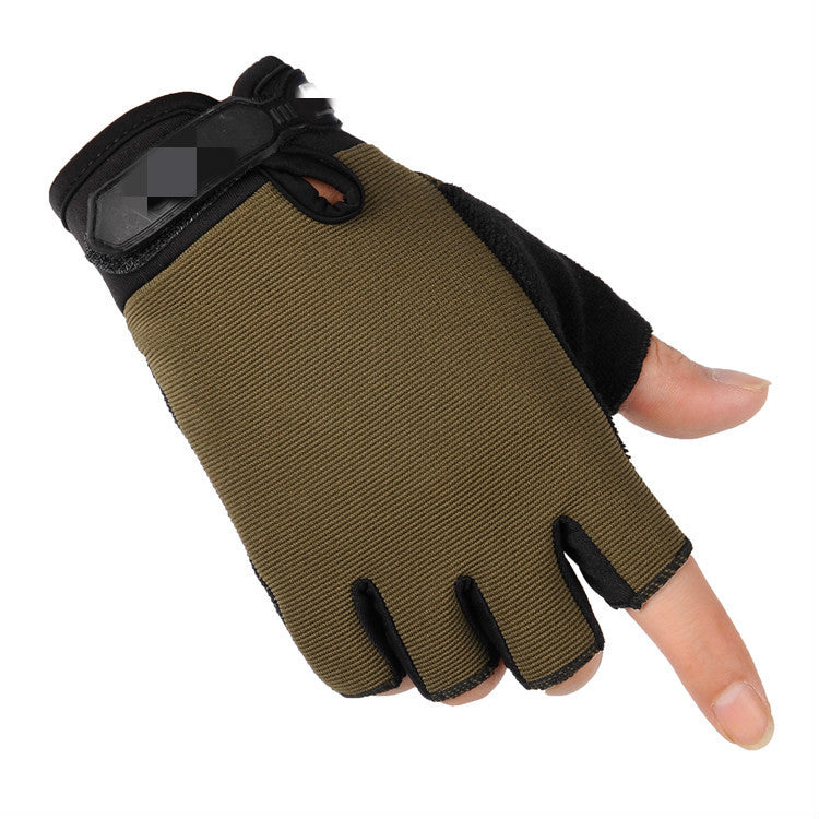 Tactical Half Finger Gloves Army Fan Outdoor