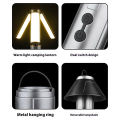 Outdoor Multifunctional Telescopic Folding Camping Lantern