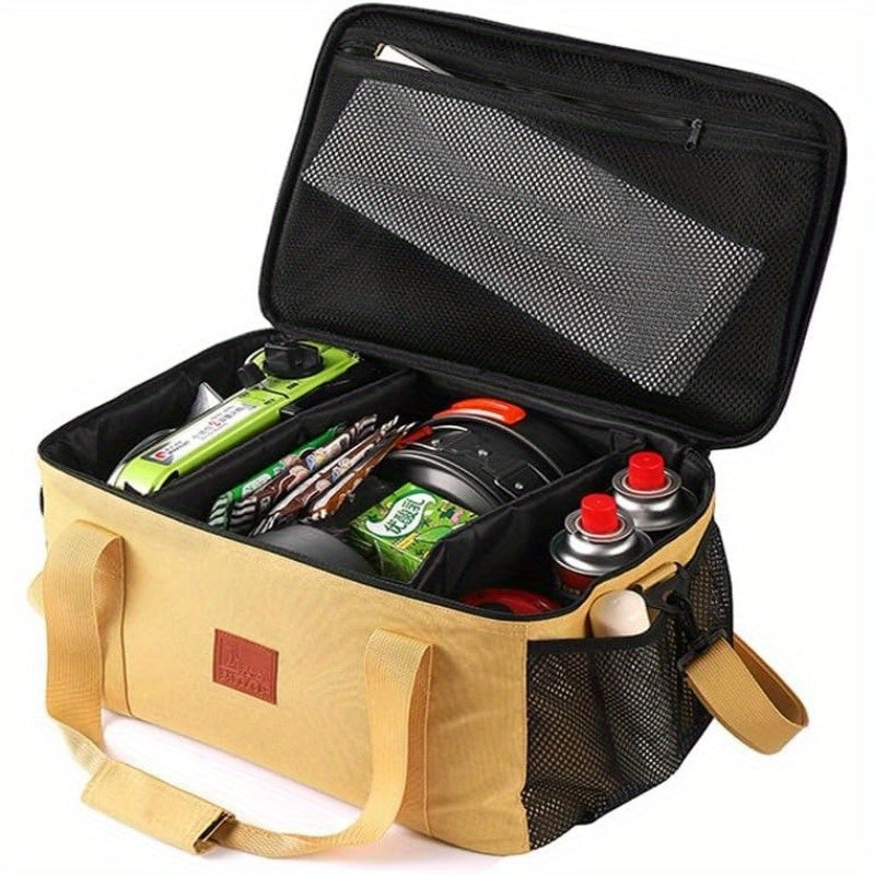Camping Cookware Storage Bag, Camping Cooking Utensils Organizer, Camping Storage Handbag, Barbecue Tool Storage Bag, Cookware Utensils Kit Travel Hanging Bag Outdoor Equipment Carry Bag