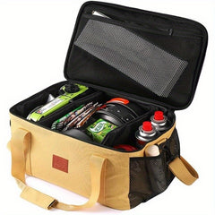 Camping Cookware Storage Bag, Camping Cooking Utensils Organizer, Camping Storage Handbag, Barbecue Tool Storage Bag, Cookware Utensils Kit Travel Hanging Bag Outdoor Equipment Carry Bag