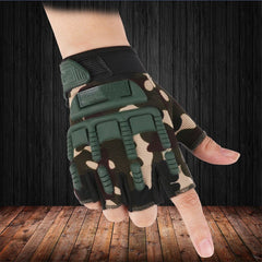 Half Finger Tactical Outdoor Sports Mountaineering Gloves